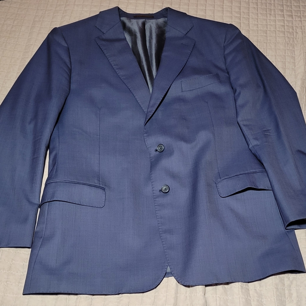 J. Hilburn Men's Blue Blazer size 45L